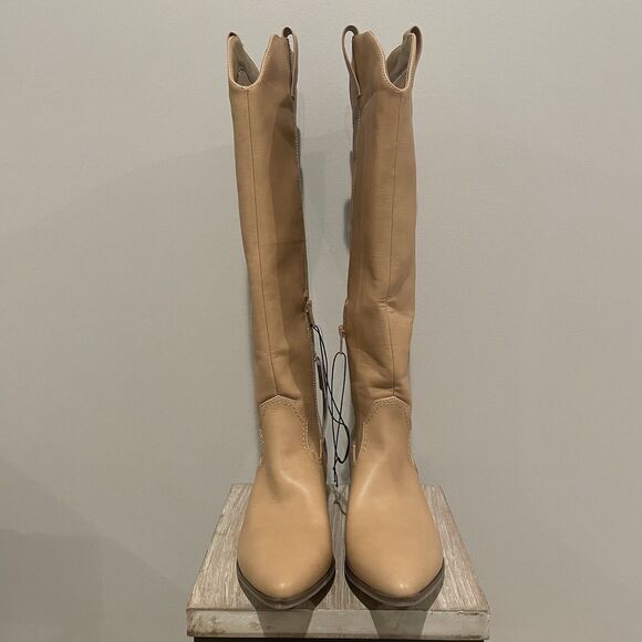 Universal Thread Women’s Light Brown Sommer Western Riding Boots Size 8 1/2 NWT - Picture 2 of 16